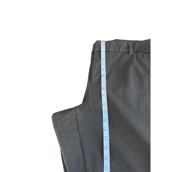 Old Navy Black Career Office Work High Rise Straight Leg Pixie Pants Size 22 - Picture 9 of 11